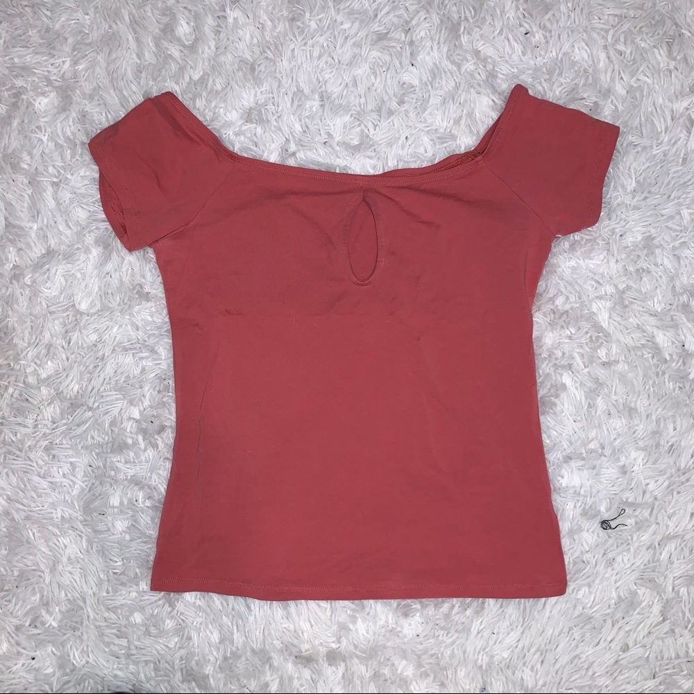 Pink Off the Shoulder Express top